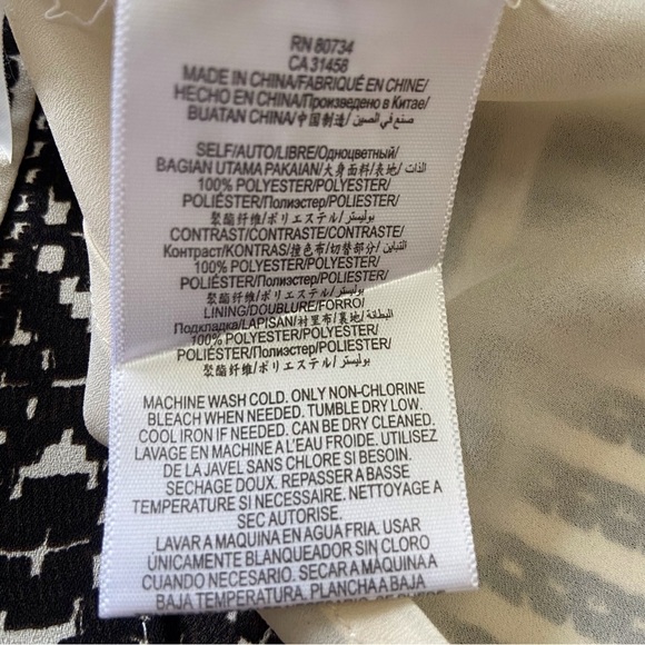 Beige black BCBGMAXAZARIA Dress mini summer Melania V neck sleeveless pleated 12 - Picture 10 of 16